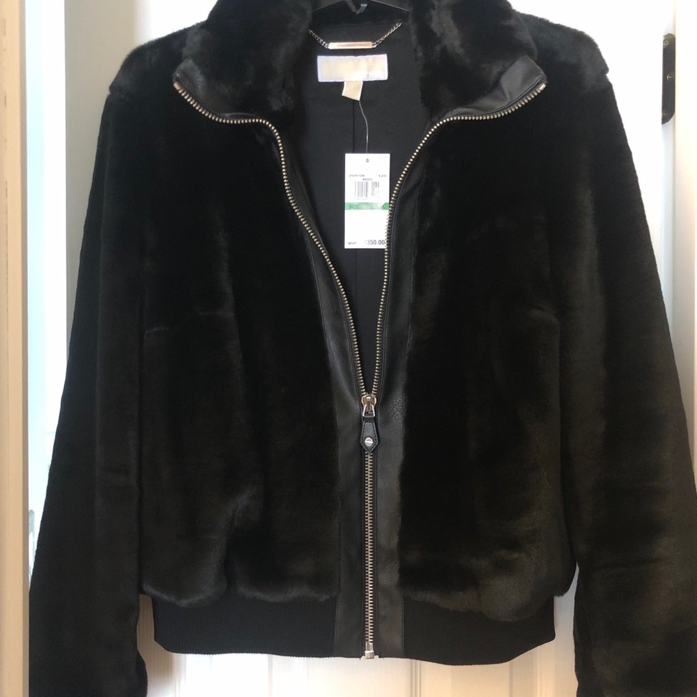 Michael Kors Black Bomber Jacket | Coat Brand New